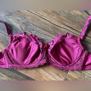 Kris Line FUCHSIA Lightly Padded Underwire, 32D *P1095